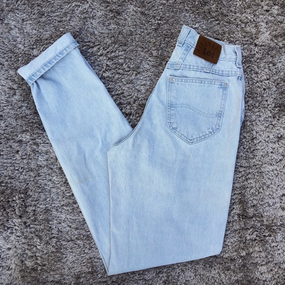 Lee Denim - vintage lee riveted light wash jeans